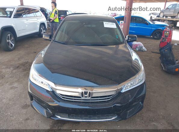 JHMCR6F7XHC005709 2017 HONDA ACCORD Black Առջևի վահանակի տեսք