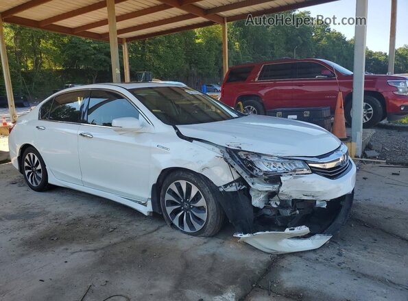 JHMCR6F7XHC008495 2017 HONDA ACCORD Белый Передняя правая четверть