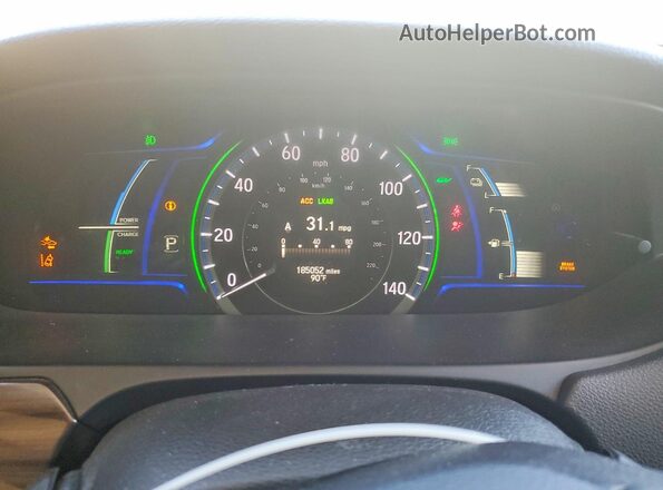 JHMCR6F7XHC008495 2017 HONDA ACCORD Белый Вид щитка приборов