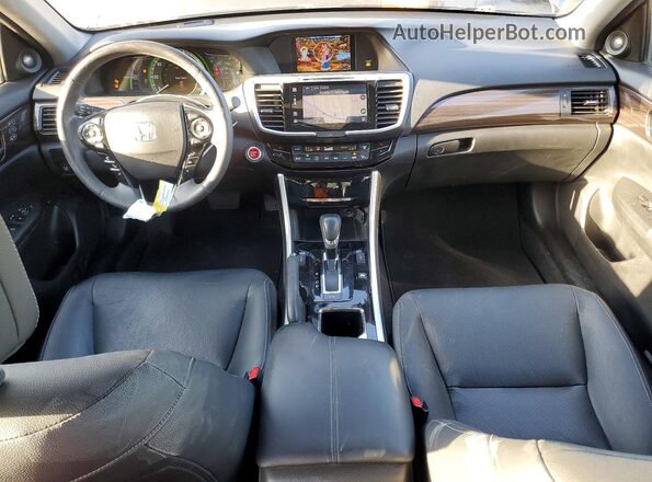 JHMCR6F7XHC031968 2017 HONDA ACCORD Charcoal Вид панелі приладів