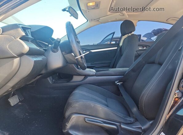 JHMFC1F30JX008793 2018 HONDA CIVIC Черный Вид салона спереди