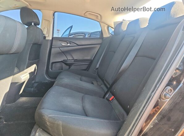 JHMFC1F30JX008793 2018 HONDA CIVIC Черный Вид задних сидений