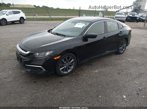 JHMFC1F30KX003384 2019 HONDA CIVIC Black Vista tres cuartos delantera izquierda