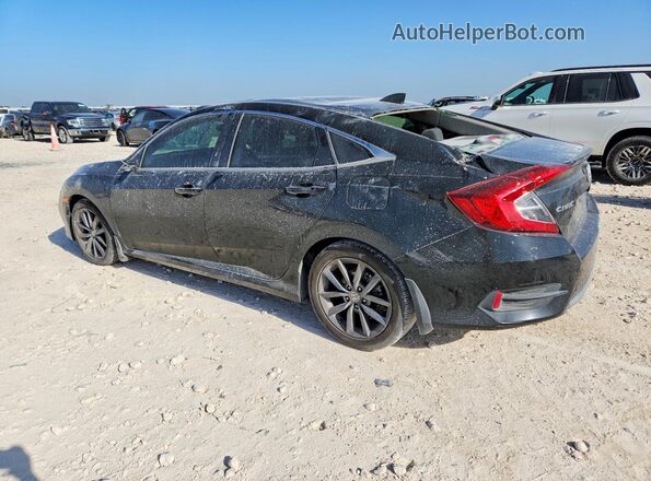 JHMFC1F31KX008352 2019 HONDA CIVIC Black უკანა მარცხენა