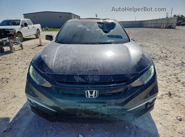 JHMFC1F31KX008352 2019 HONDA CIVIC Black წინა ხედი