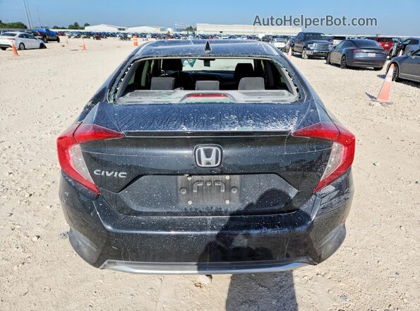 JHMFC1F31KX008352 2019 HONDA CIVIC Black უკანა ხედი