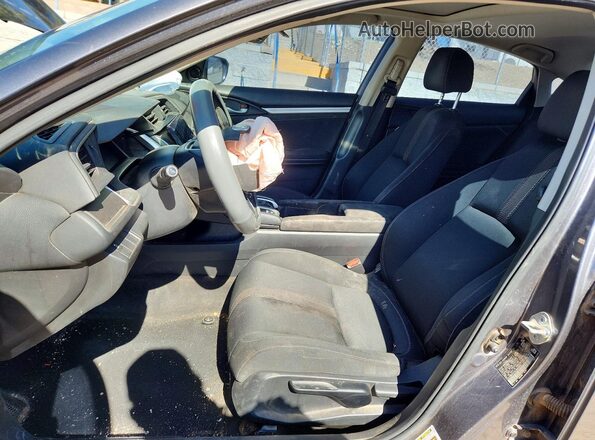 JHMFC1F32JX043965 2018 HONDA CIVIC Gray Front interior view