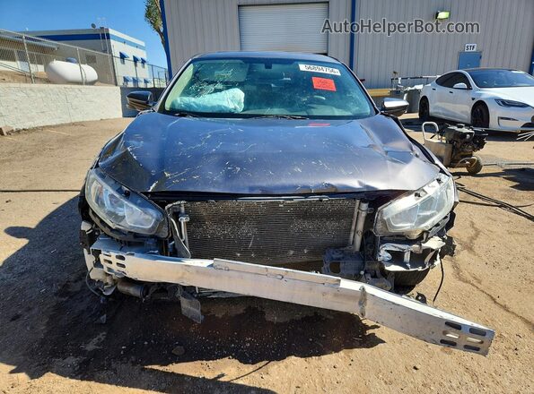 JHMFC1F32JX043965 2018 HONDA CIVIC Gray Front view