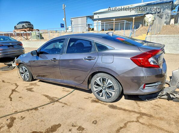 JHMFC1F32JX043965 2018 HONDA CIVIC Gray Rear left