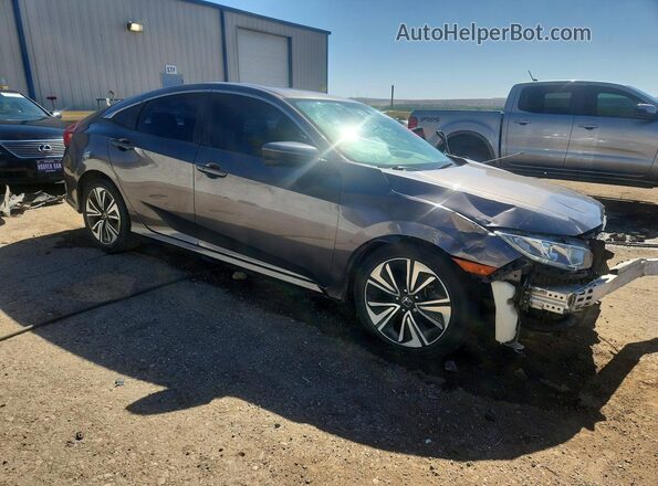JHMFC1F32JX043965 2018 HONDA CIVIC Gray Front right