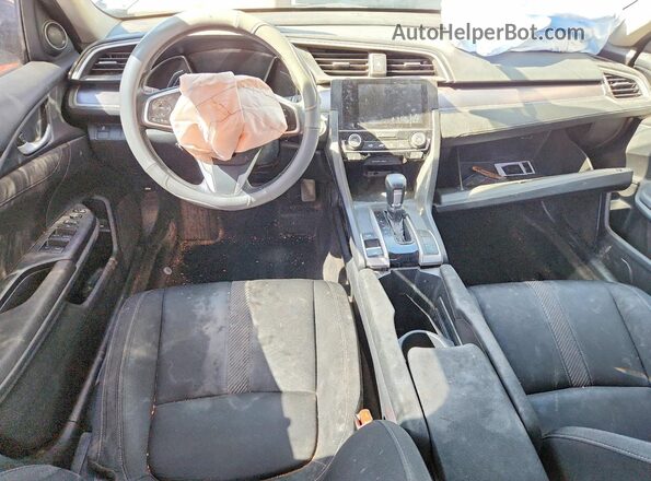 JHMFC1F32JX043965 2018 HONDA CIVIC Gray Dashboard view