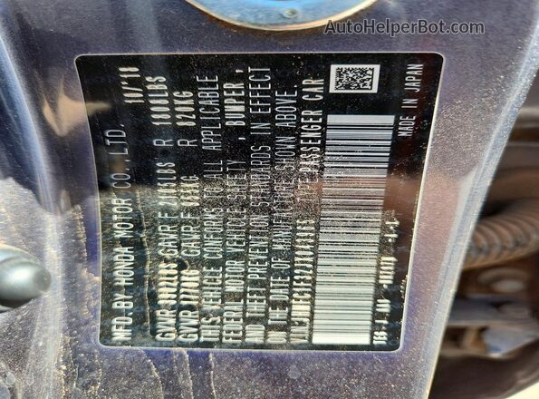 JHMFC1F32JX043965 2018 HONDA CIVIC Gray VIN sticker view