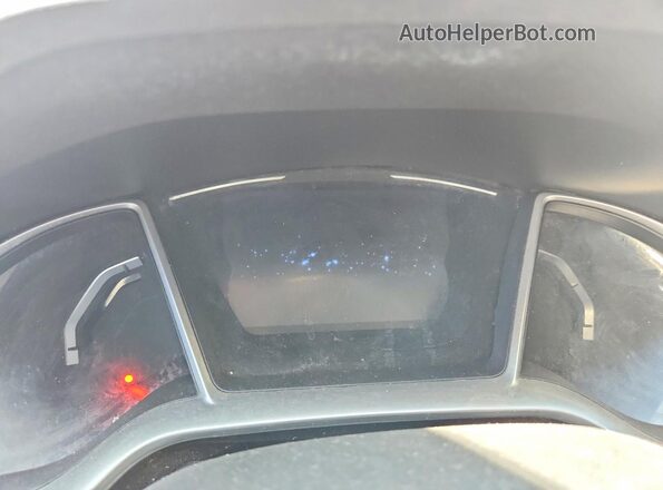 JHMFC1F32JX043965 2018 HONDA CIVIC Gray Instrument cluster view