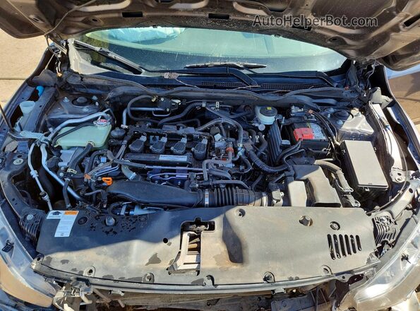 JHMFC1F32JX043965 2018 HONDA CIVIC Gray Rear interior view