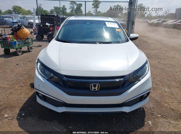 JHMFC1F32KX006545 2019 HONDA CIVIC White Вид задньої частини салону