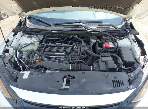 JHMFC1F32KX006545 2019 HONDA CIVIC White Вид ззаду
