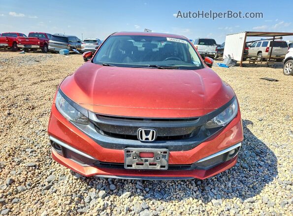 JHMFC1F33KX003881 2019 HONDA CIVIC Orange Front view