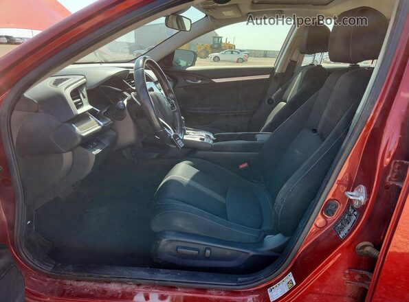 JHMFC1F33KX003881 2019 HONDA CIVIC Orange Front interior view