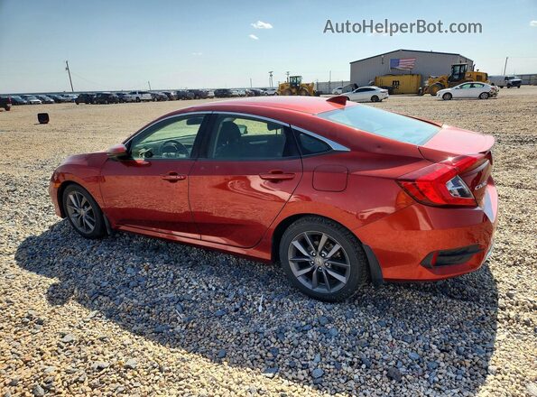 JHMFC1F33KX003881 2019 HONDA CIVIC Orange Rear left