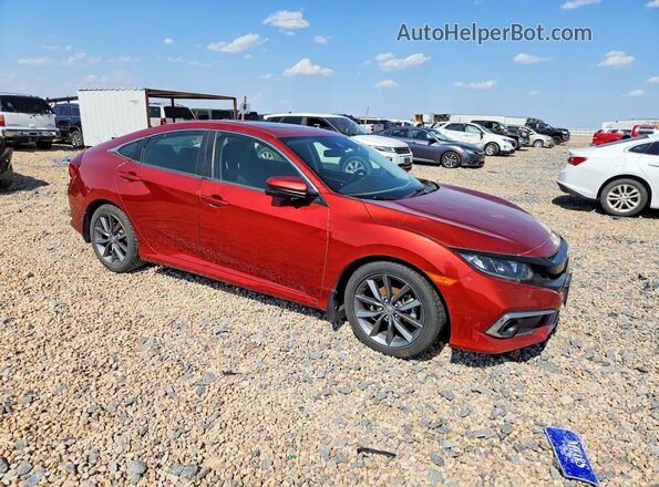 JHMFC1F33KX003881 2019 HONDA CIVIC Orange Front right