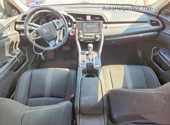 JHMFC1F33KX003881 2019 HONDA CIVIC Orange Dashboard view