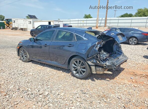 JHMFC1F34KX013920 2019 HONDA CIVIC Gray Задня ліва чверть