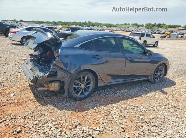 JHMFC1F34KX013920 2019 HONDA CIVIC Gray Задня права чверть