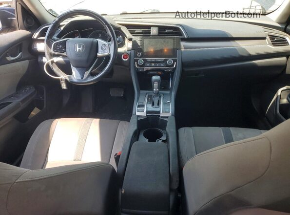 JHMFC1F34KX013920 2019 HONDA CIVIC Gray Вид панелі приладів