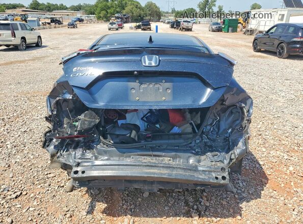 JHMFC1F34KX013920 2019 HONDA CIVIC Gray Вид ззаду