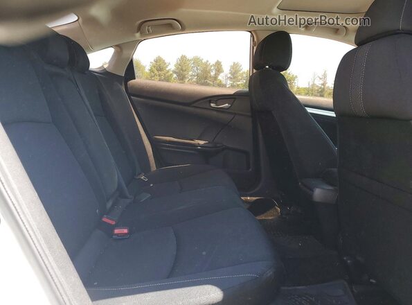 JHMFC1F35JX002097 2018 HONDA CIVIC White Rear seats view