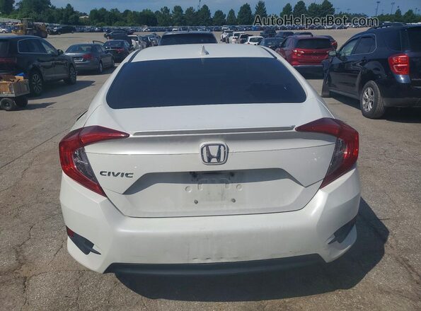 JHMFC1F35JX002620 2018 HONDA CIVIC White უკანა ხედი