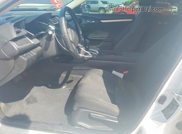 JHMFC1F35JX002620 2018 HONDA CIVIC White წინა სალონის ხედი