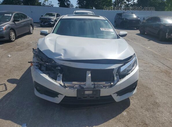 JHMFC1F35JX002620 2018 HONDA CIVIC White წინა ხედი