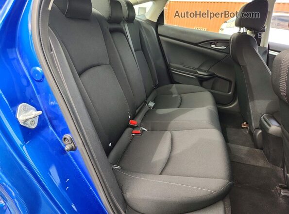 JHMFC1F35JX016730 2018 HONDA CIVIC Blue Вид задніх сидінь