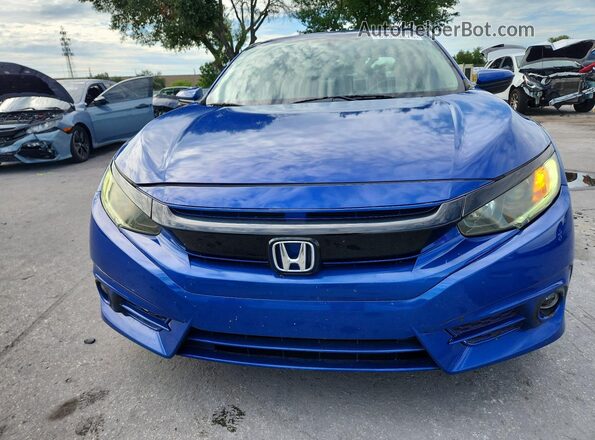 JHMFC1F35JX016730 2018 HONDA CIVIC Blue Вид спереду