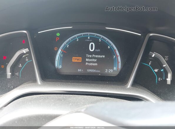 JHMFC1F35JX027730 2018 HONDA CIVIC Red Widok tylnych siedzeń
