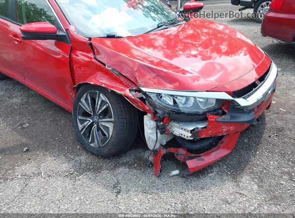 JHMFC1F35JX027730 2018 HONDA CIVIC Red Widok z przodu
