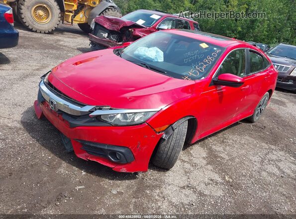 JHMFC1F35JX027730 2018 HONDA CIVIC Red Przód lewy