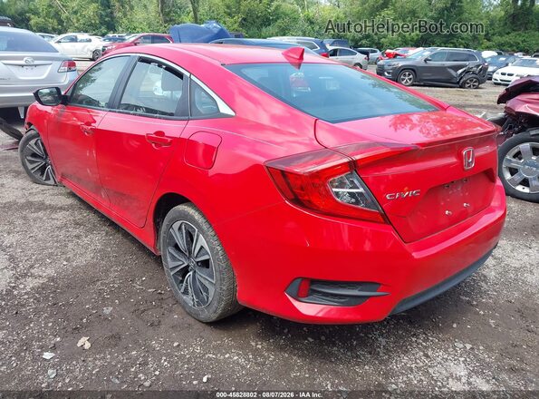 JHMFC1F35JX027730 2018 HONDA CIVIC Red Tył lewy