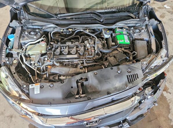 JHMFC1F35JX034337 2018 HONDA CIVIC Gray უკანა სალონის ხედი