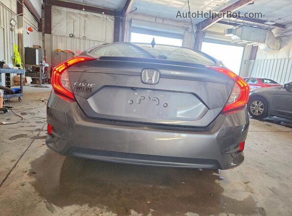 JHMFC1F35JX034337 2018 HONDA CIVIC Gray უკანა ხედი