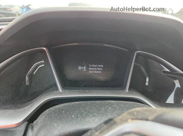JHMFC1F35KX003395 2019 HONDA CIVIC Серый Вид щитка приборов