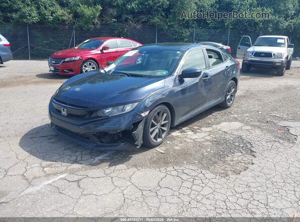 JHMFC1F35KX007978 2019 HONDA CIVIC Blue Przód lewy