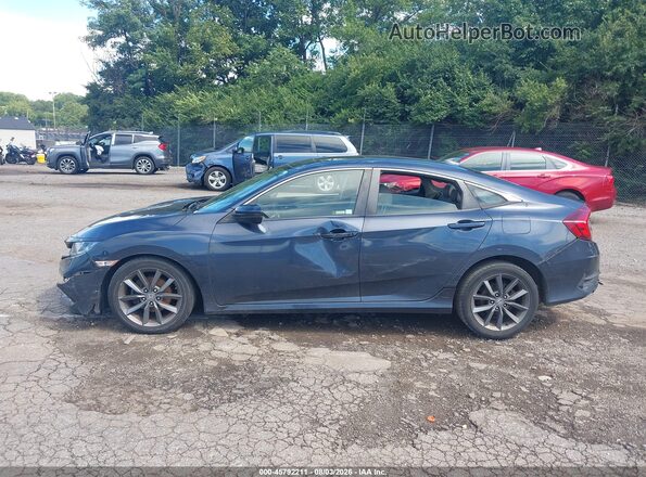 JHMFC1F35KX007978 2019 HONDA CIVIC Blue Widok wnętrza 360 stopni