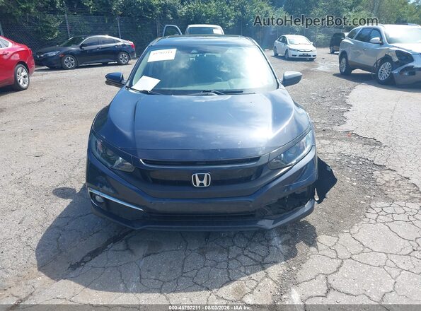 JHMFC1F35KX007978 2019 HONDA CIVIC Blue Widok zestawu wskaźników