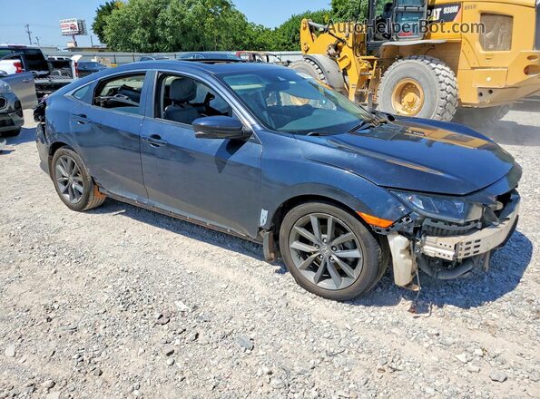 JHMFC1F35KX013909 2019 HONDA CIVIC Gray Przód prawy