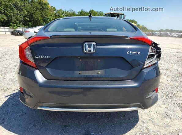 JHMFC1F35KX013909 2019 HONDA CIVIC Gray Widok z tyłu