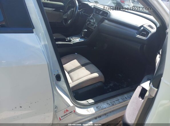 JHMFC1F37JX017376 2018 HONDA CIVIC Белый Вид салона спереди