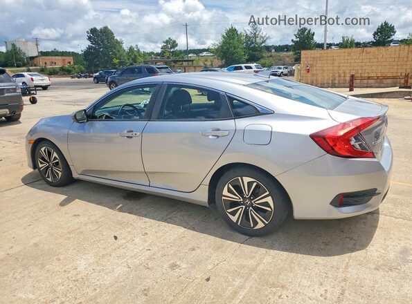 JHMFC1F37JX034095 2018 HONDA CIVIC Silver Trasero izquierdo