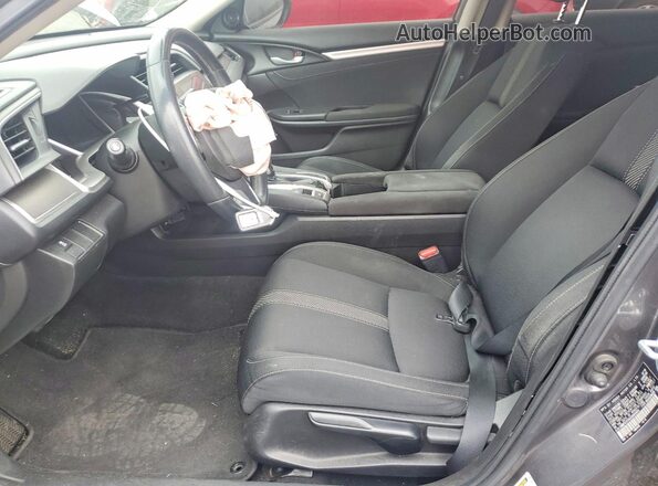 JHMFC1F38JX005964 2018 HONDA CIVIC Gray წინა სალონის ხედი
